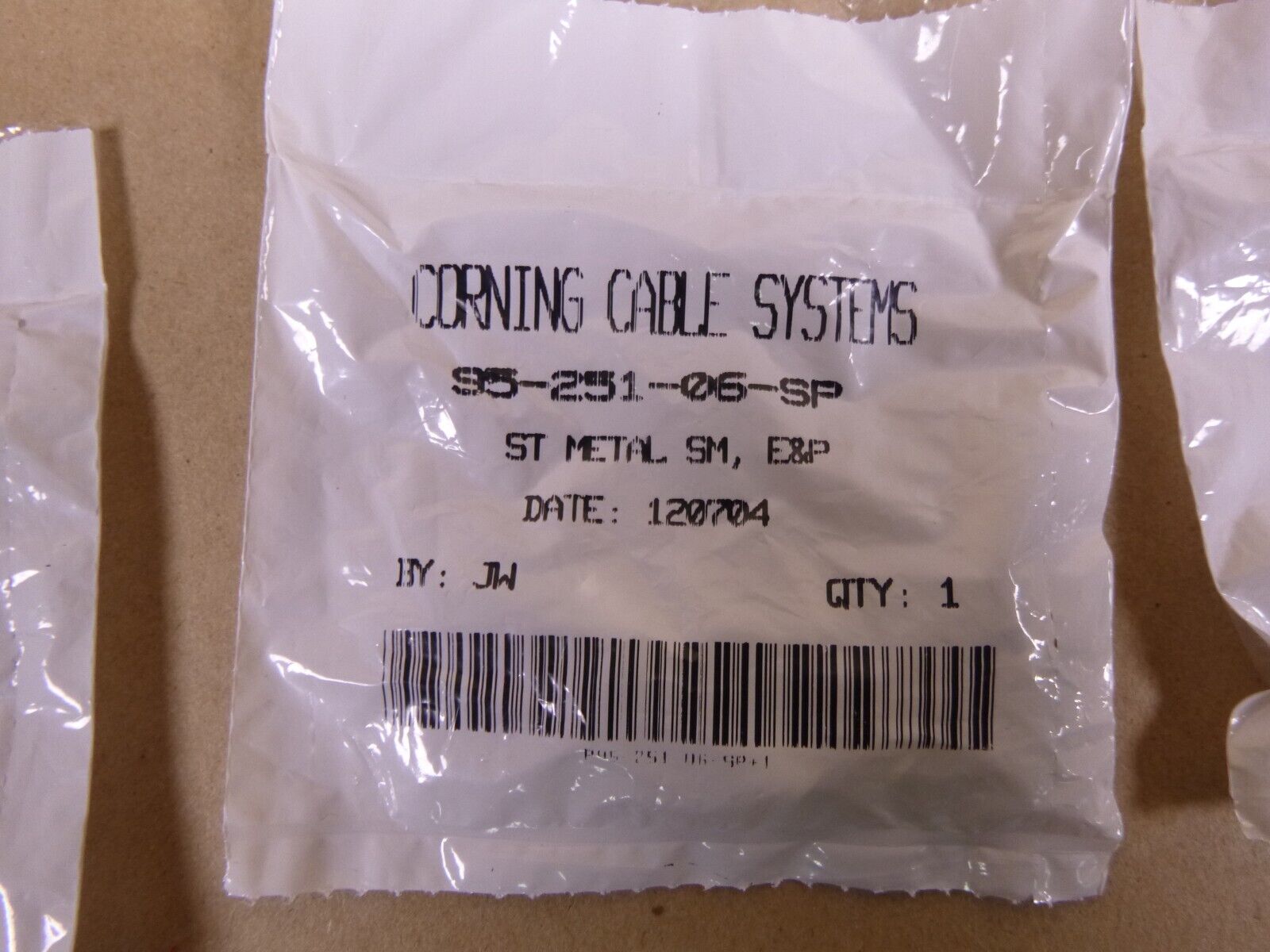 10x Corning 95-251-06-SP Heat-Cure, ST Compatible (metal), .1255 Ceramic Ferrule | Electrical MRO Replacement Parts &amp; Components and Commercial Electrical Supplies Company