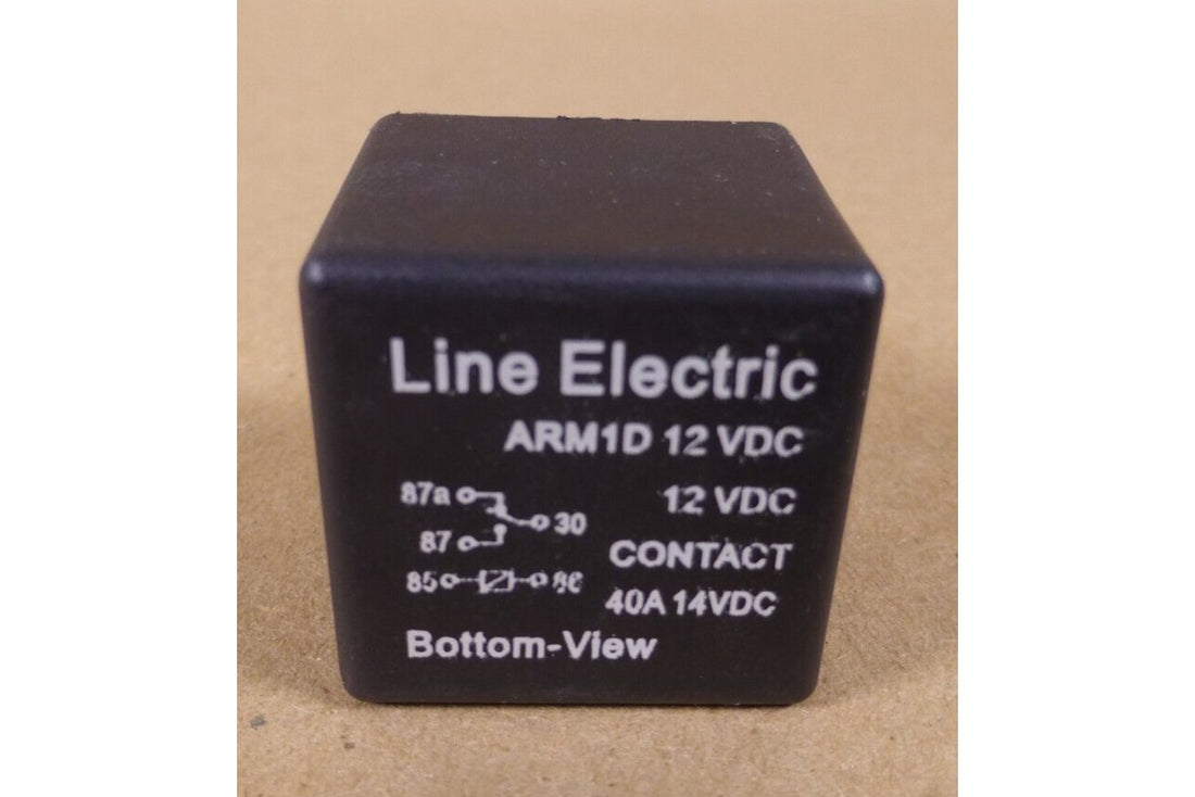 (10x) Line Electric ARM1D 12VDC SPDT Relay , 40A 14VDC Contact | Electrical MRO Replacement Parts &amp; Components and Commercial Electrical Supplies Company