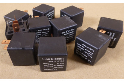 (10x) Line Electric ARM1D 12VDC SPDT Relay , 40A 14VDC Contact | Electrical MRO Replacement Parts &amp; Components and Commercial Electrical Supplies Company