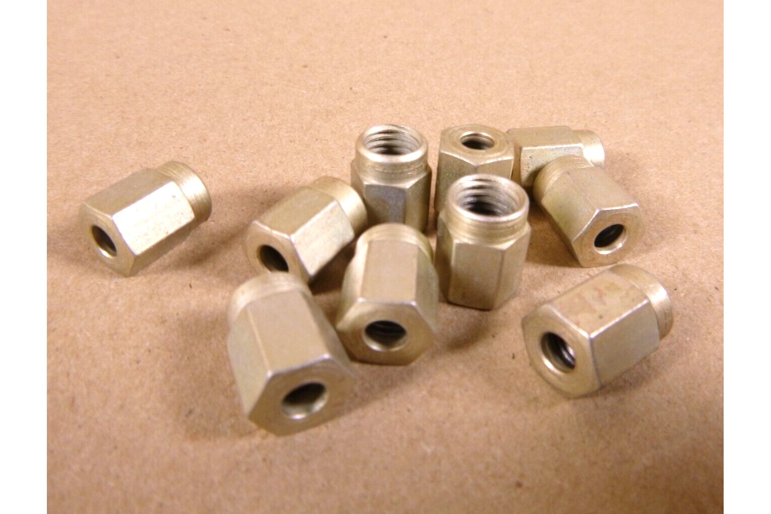 (10x) MS21921-2 Carbon Steel, Tube Od 1/8", Flareless Sleeve Coupling Nut | Industrial Replacement Nuts &amp; Bolts Distributor and Machinery Screws &amp; Fasteners Supply