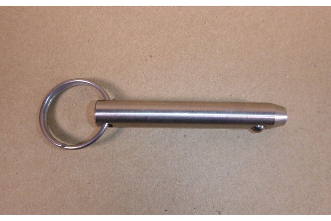 1/2" Shank Diameter x 2-1/2" Grip Length Stainless Steel Quick Release Pin | Industrial Replacement Nuts &amp; Bolts Distributor and Machinery Screws &amp; Fasteners Supply
