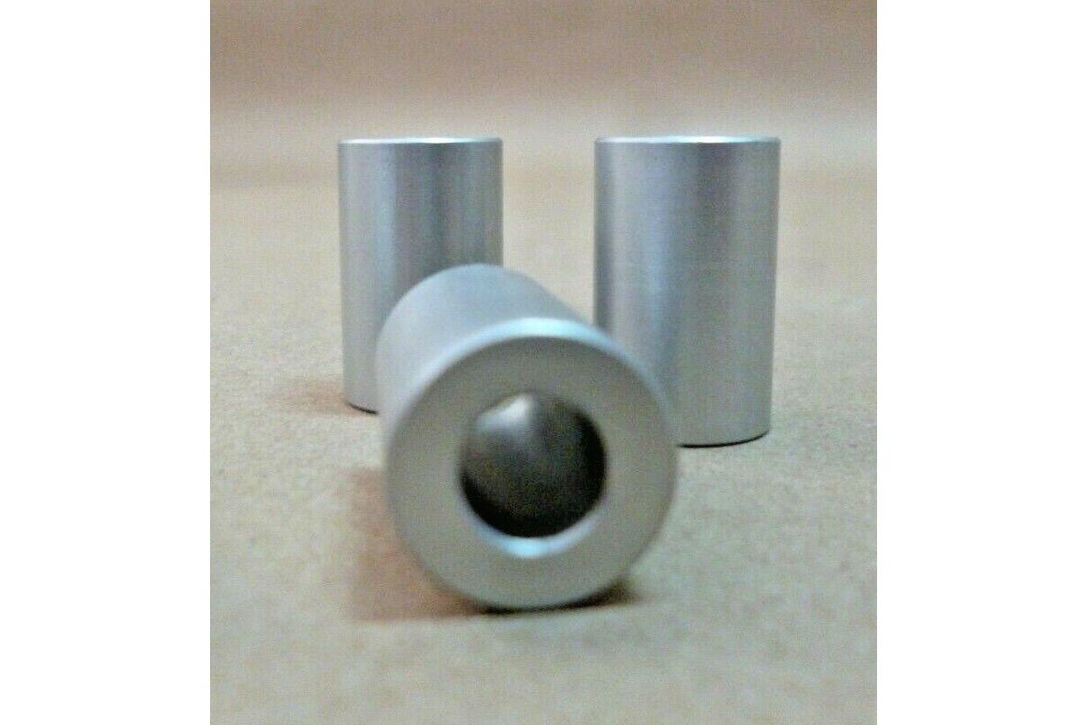 1/4" ID X 9/16" OD X 7/8" TALL ALUMINUM STANDOFF, SPACER, BUSHING, SLEEVE (4Pcs) | Industrial Replacement Nuts &amp; Bolts Distributor and Machinery Screws &amp; Fasteners Supply