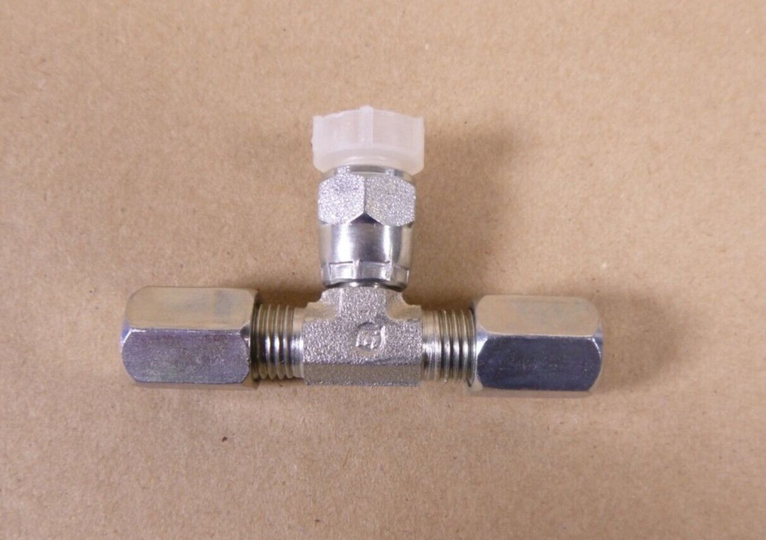 1/4" Tube Ferulok Tee S6BU Swivel Nut Branch Tee Flareless Swivel 3000 Psi | Industrial MRO Replacement Parts, Manufacturing Machine Parts &amp; Components, Heavy Equipment Parts Supplier