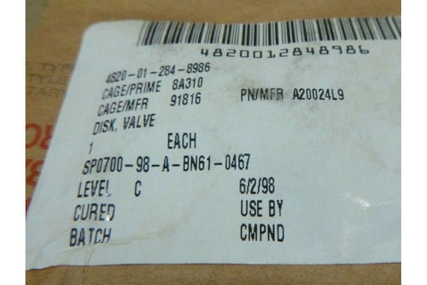 (15x) CIRCOR AEROSPACE A20024L9 AIRCRAFT VALVE DISC , 4820 - 01 - 284 - 8986 - Royal Equipment Royal Equipment