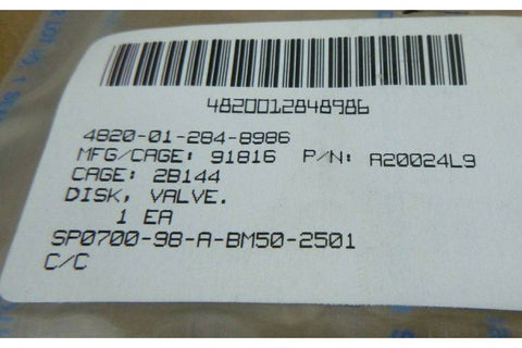 (15x) CIRCOR AEROSPACE A20024L9 AIRCRAFT VALVE DISC , 4820 - 01 - 284 - 8986 - Royal Equipment Royal Equipment