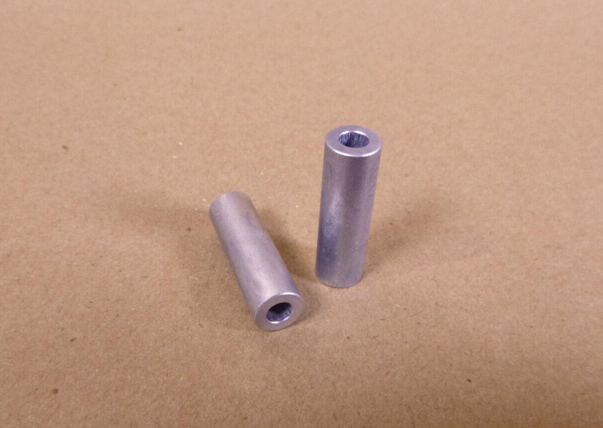 .195" ID X 3/8" OD X 1.217" TALL 2024 ALUMINUM STANDOFF, SPACER, BUSHING (2Pcs) | Industrial Replacement Nuts &amp; Bolts Distributor and Machinery Screws &amp; Fasteners Supply