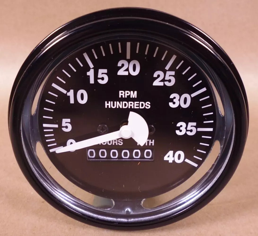 Humvee M998 M939 M35 Tachometer RPM Gauge MS35916-2 Black , 6680-00-825-2076 | Genuine M35 Military Truck Parts and M939 Cargo Truck Surplus Parts