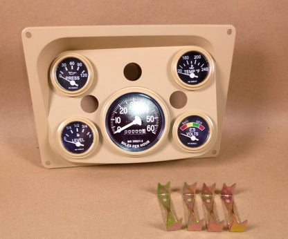 M998 Humvee Instrument Panel With 5 Gauge Set Tan 12338466, 2540-01-185-6117 *PAINT CRACKING* | Genuine HMMWV Replacement Parts and Military Surplus Humvee Parts &amp; Accessories