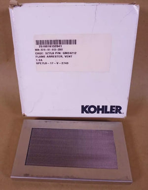 Genuine OEM Kohler GM24212 Arrestor Flame 5E/4EF, 7.3E/6EF, 5ECD/4EFCD--Low CO,