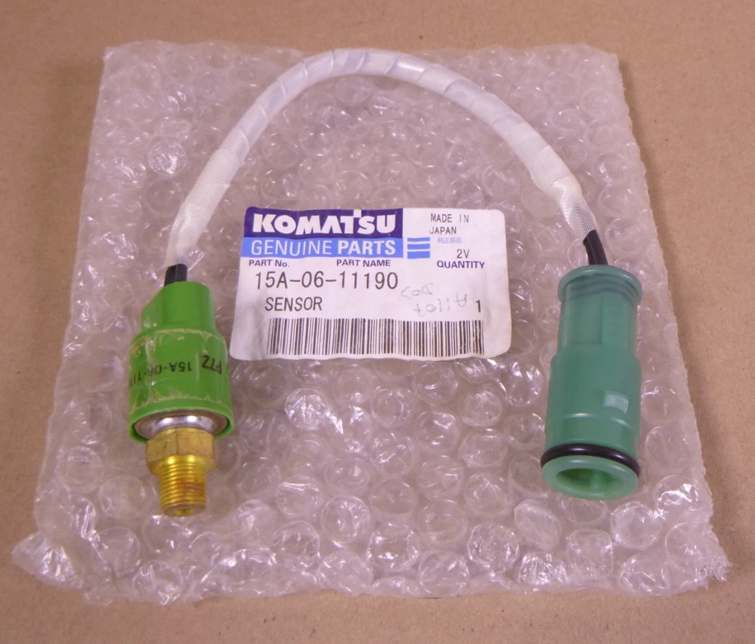 OEM KOMATSU 15A-06-11190 ENGINE OIL PRESSURE SENSOR D135A D155A D85A D85E D85P | Industrial Tractor Parts Supplier and Surplus Tractor Parts &amp; Accessories