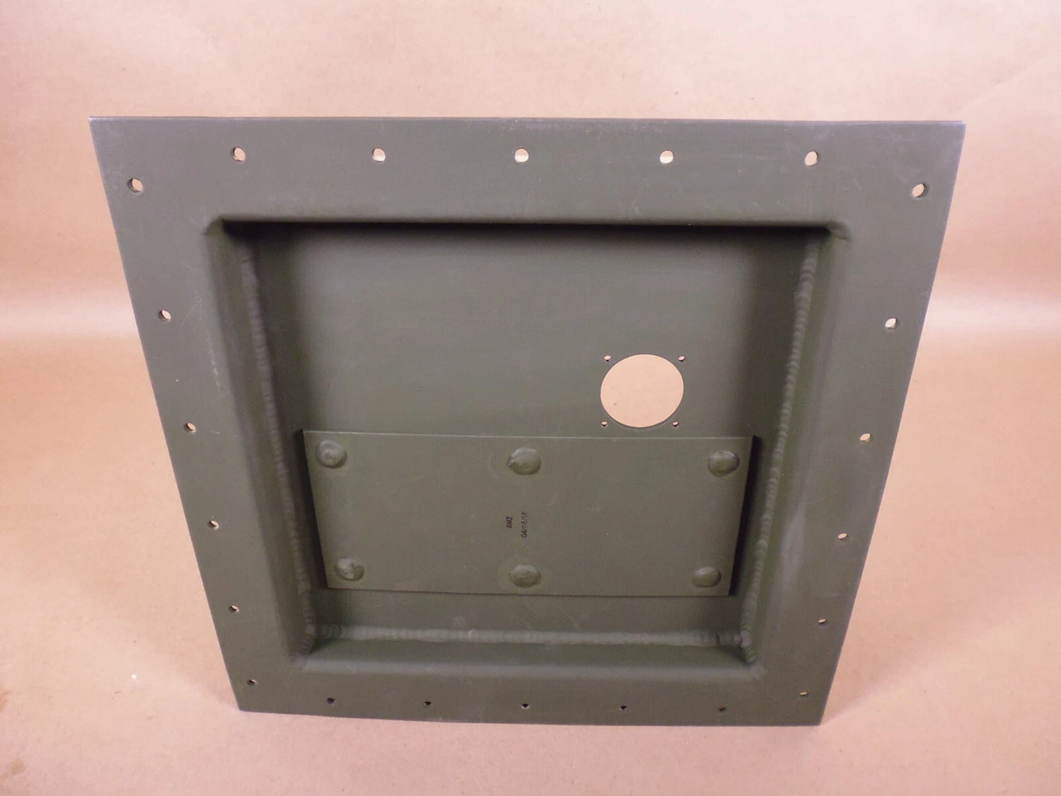TACOM 12421656 Electrical Box Entry Flange 12/24V Power Panel For LMTV M1079 Van | Genuine FMTV Replacement Parts, LMTV Parts For Sale and Military Surplus Medium Tactical Vehicle Parts &amp; Components