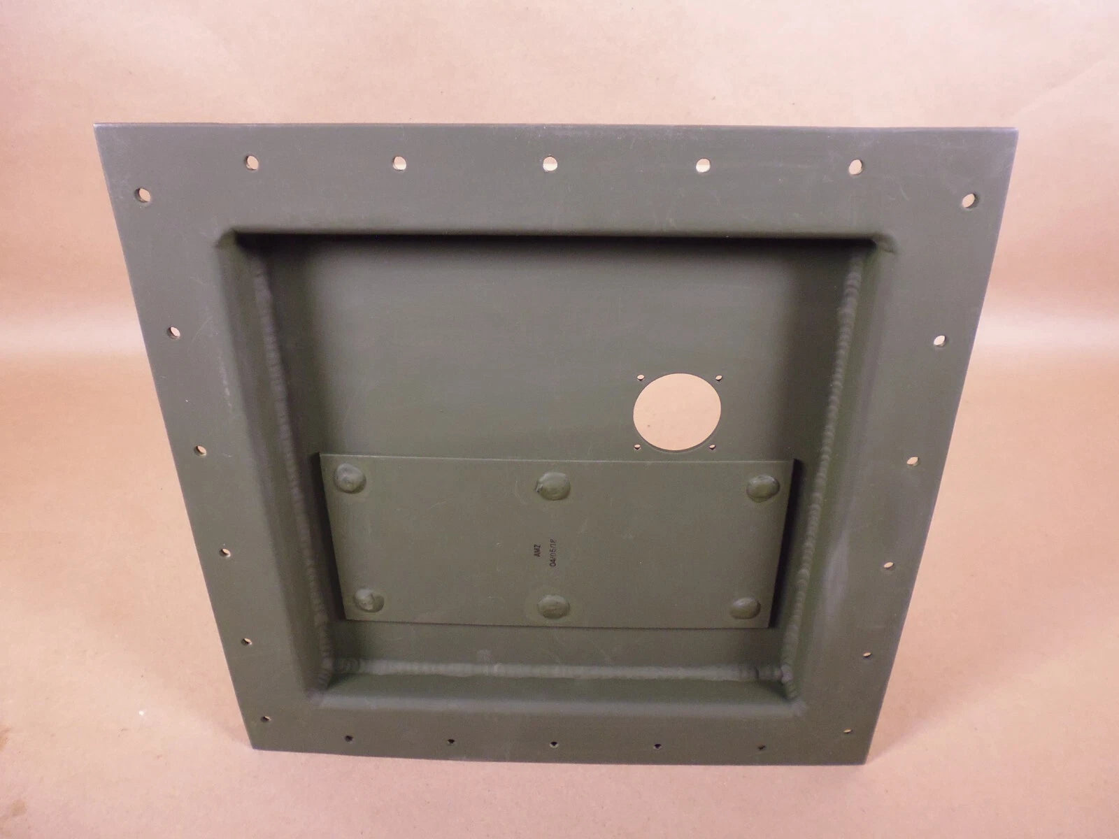 TACOM 12421656 Electrical Box Entry Flange 12/24V Power Panel For LMTV M1079 Van | Genuine FMTV Replacement Parts, LMTV Parts For Sale and Military Surplus Medium Tactical Vehicle Parts &amp; Components