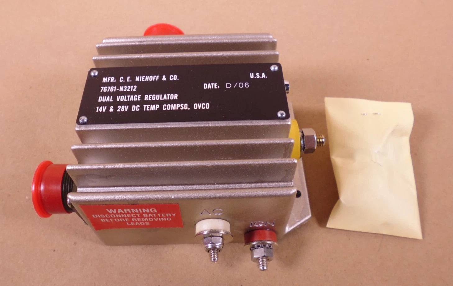 Niehoff N3212 Dual Voltage Regulator 14V &amp; 28V For N1128 M915 M916 M917 M918 M919 M920 , 2920-01-532-4974 | Replacement Truck Parts, Trailer Accessories, Automobile Supplies, Car Parts &amp; Accessories