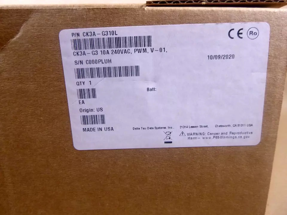 CK3A-G310L New Omron Delta Tau Direct PWM Amplifier 10 Amp, 240 Vac | Electrical MRO Replacement Parts &amp; Components and Commercial Electrical Supplies Company