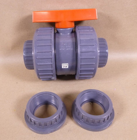 2" Vented Full Block True Union Ball Valve, Socket & Threaded End Connectors - Royal Equipment COLONIAL VALVE