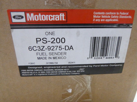 2003 - 2007 New Genuine Ford Super Duty Fuel Sending Unit PS - 200, 6C3Z - 9275 - DA - Royal Equipment Ford