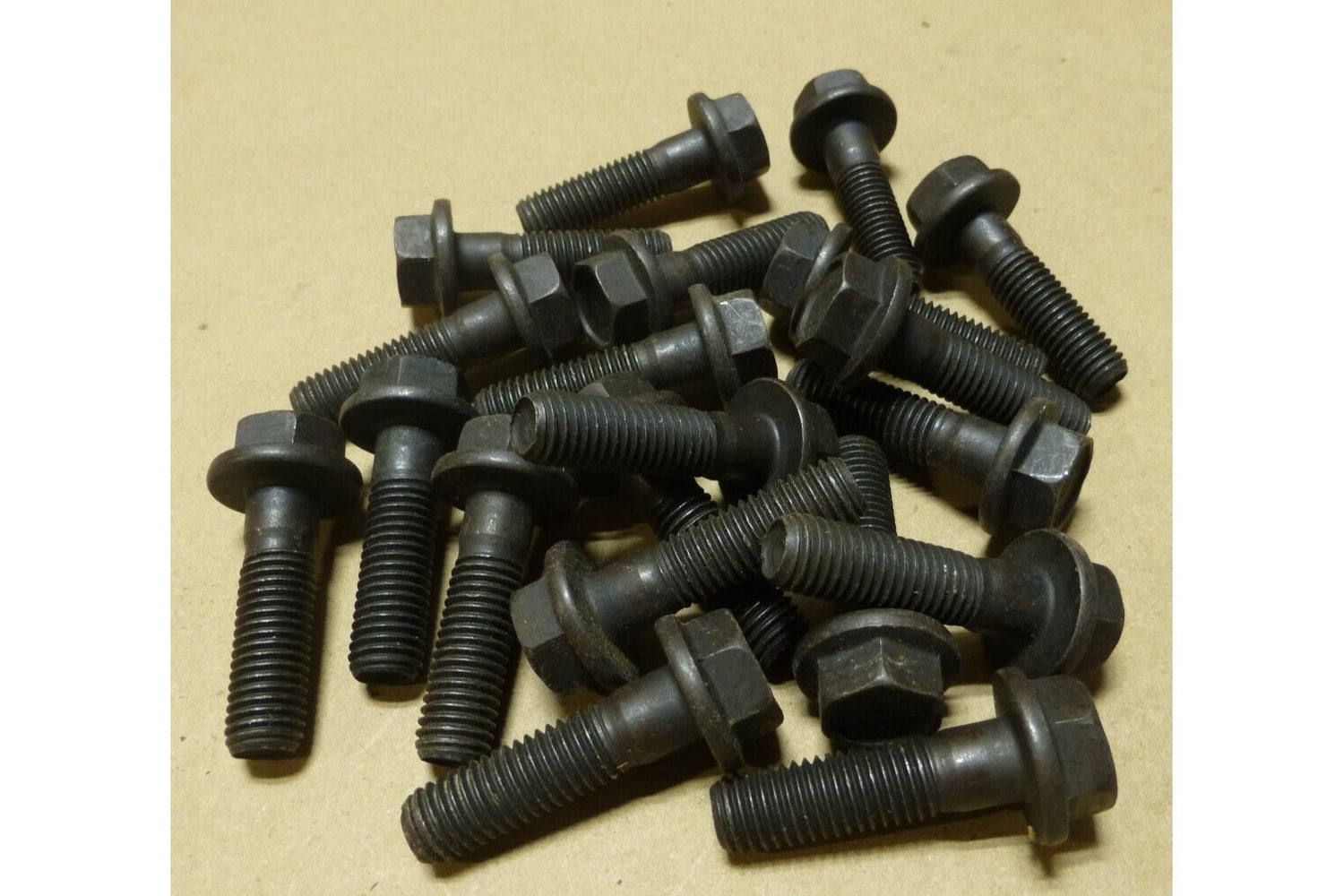 (20x) Hex Cap Screw M12 x 1.75 x 45 MM Steel Grade 10.9 Black Oxide Flange | Industrial Replacement Nuts &amp; Bolts Distributor and Machinery Screws &amp; Fasteners Supply