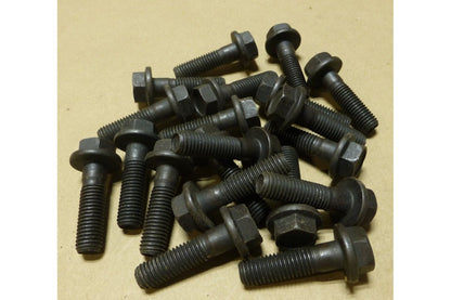(20x) Hex Cap Screw M12 x 1.75 x 45 MM Steel Grade 10.9 Black Oxide Flange | Industrial Replacement Nuts &amp; Bolts Distributor and Machinery Screws &amp; Fasteners Supply