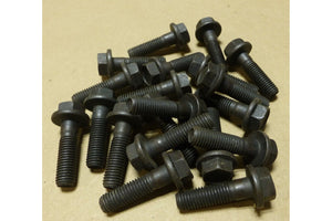 (20x) Hex Cap Screw M12 x 1.75 x 45 MM Steel Grade 10.9 Black Oxide Flange - Royal Equipment Royal Equipment