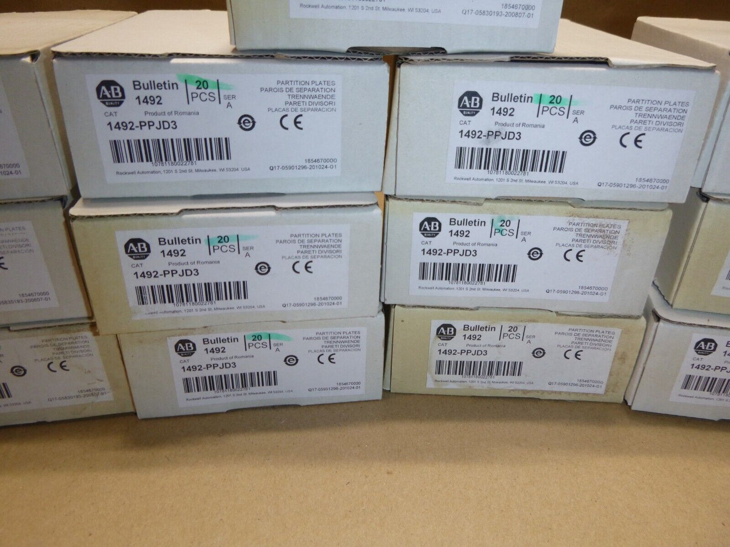 (260 Pcs) New Allen-Bradley 1492-PPJD3 IEC Terminal Block Partition Plate | Electrical MRO Replacement Parts &amp; Components and Commercial Electrical Supplies Company