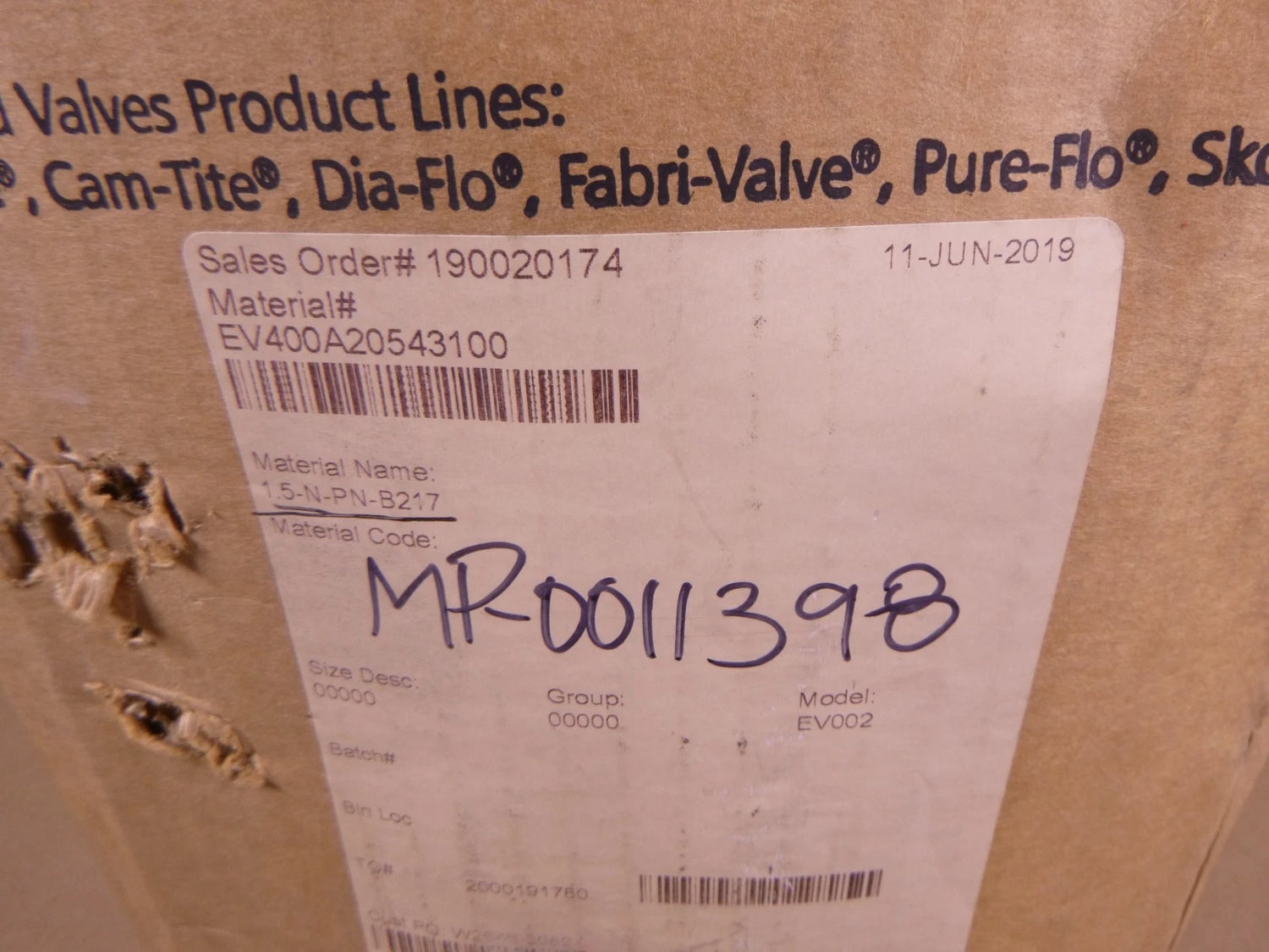 1-1/2" ITT Pure-Flo Pneumatic Actuator 90psi B217 Part Number 1.5-N-PN-B217 | Electrical MRO Replacement Parts &amp; Components and Commercial Electrical Supplies Company
