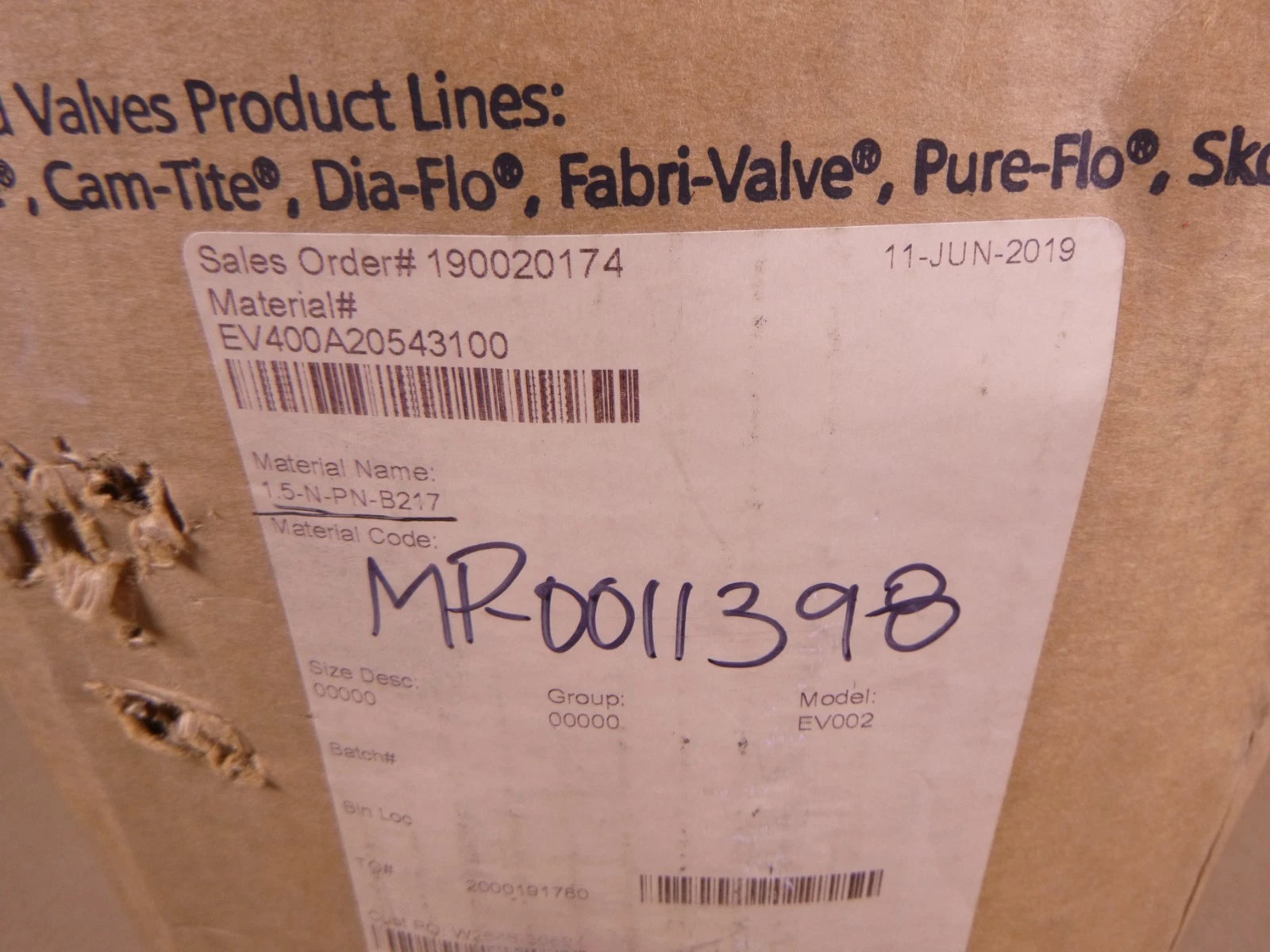 1-1/2" ITT Pure-Flo Pneumatic Actuator 90psi B217 Part Number 1.5-N-PN-B217 | Electrical MRO Replacement Parts &amp; Components and Commercial Electrical Supplies Company