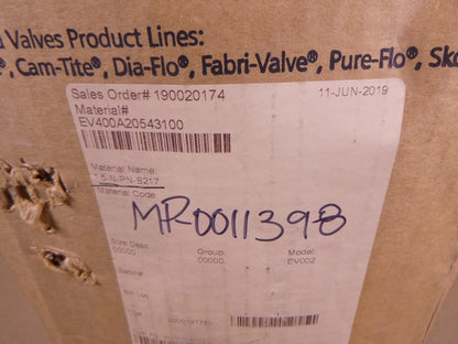 1-1/2" ITT Pure-Flo Pneumatic Actuator 90psi B217 Part Number 1.5-N-PN-B217 | Electrical MRO Replacement Parts &amp; Components and Commercial Electrical Supplies Company