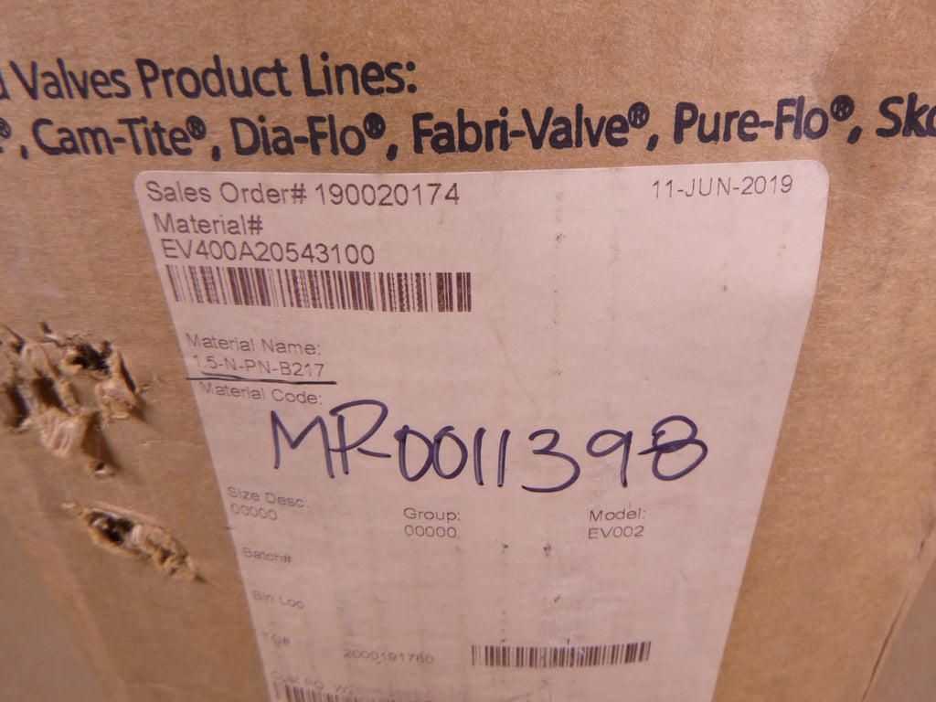 1-1/2" ITT Pure-Flo Pneumatic Actuator 90psi B217 Part Number 1.5-N-PN-B217 | Electrical MRO Replacement Parts & Components and Commercial Electrical Supplies Company