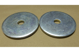 (2x) 3/4" ID x 4 - 1/2" OD x 3/8" Tall Jumbo Large Flat Washer Hardware Steel - Royal Equipment Royal Equipment