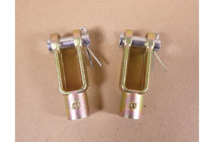 (2x) 5/16" - 24 Rod End Clevis Yoke w/ 1/2" Pin Orscheln Products 49044 - 2 - Royal Equipment Royal Equipment