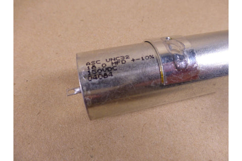 (2x) American Shizuki ASC UNC - 32 UNC32 Capacitor 18MFD 150VDC - Royal Equipment Royal Equipment