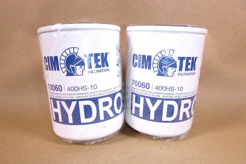 (2x) Cim - Tek 70060 400HS - 10, 10 Micron Water Detection Particulate Fuel Filter - Royal Equipment CIM - TEK