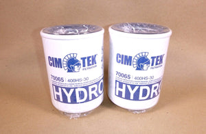 (2x) Cim-Tek 70065 400HS-30, 30 Micron Water Detection Particulate Fuel Filter | Replacement Truck Parts, Trailer Accessories, Automobile Supplies, Car Parts & Accessories