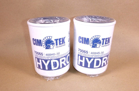 (2x) Cim - Tek 70065 400HS - 30, 30 Micron Water Detection Particulate Fuel Filter - Royal Equipment CIM - TEK