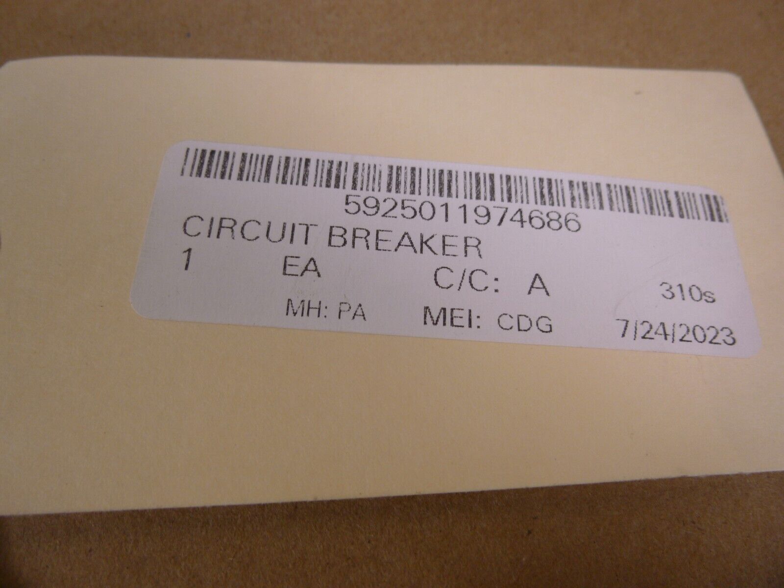 2x E-T-A 4930-01-10A Remote Control Circuit Breaker RCCB M83383/02-03 10A 400Hz | Electrical MRO Replacement Parts &amp; Components and Commercial Electrical Supplies Company