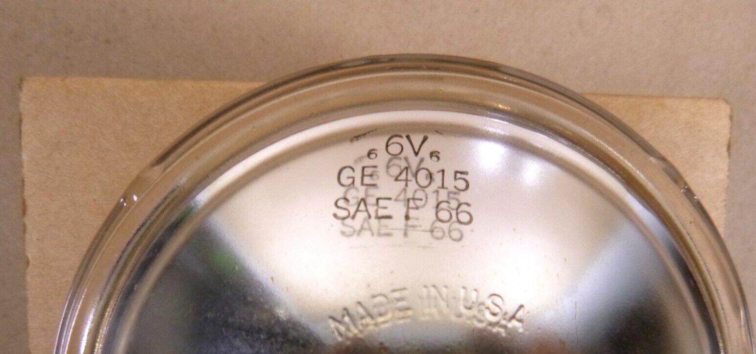 (2x) GE 4015, 6 Volt, PAR36 (4 1/2") Driving Clear Sealed Beam Lamp, Made in USA | Electrical MRO Replacement Parts &amp; Components and Commercial Electrical Supplies Company