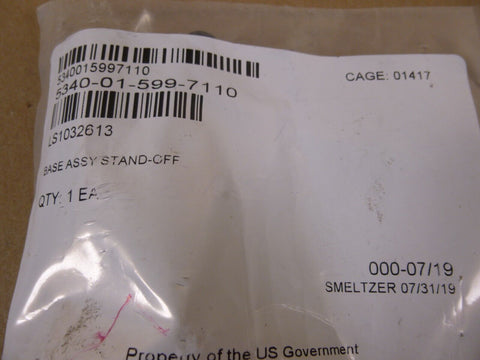 (2x) General Dynamics LS1032613 Standoff Base , 5340 - 01 - 599 - 7110 - Royal Equipment General Dynamics