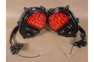 (2x) Humvee M998 FMTV M35 M939 Black LED Rear Stop Tail Light Interlog 12422958 - Royal Equipment Royal Equipment