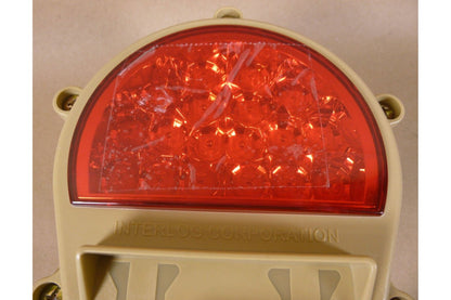 (2x) Humvee M998 FMTV M35 M939 Tan LED Rear Stop Tail Light Interlog 12422958 | Genuine M35 Military Truck Parts and M939 Cargo Truck Surplus Parts