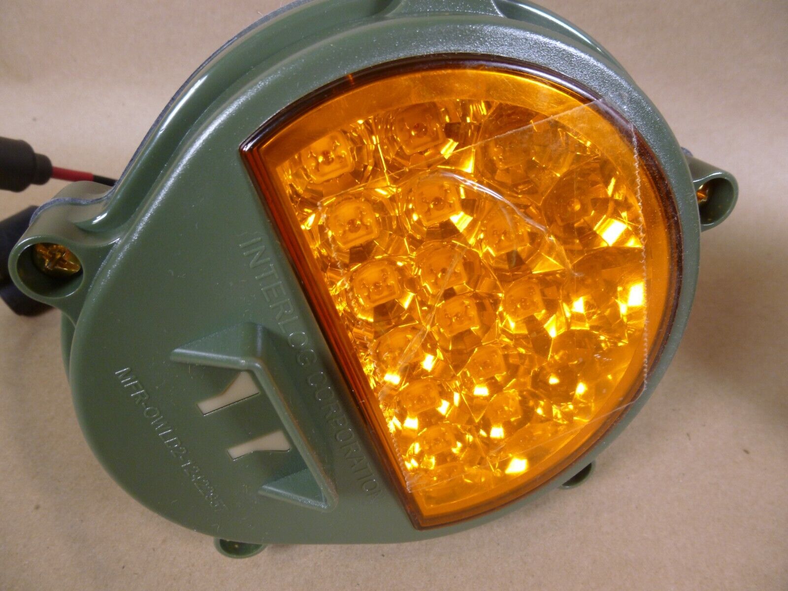 2x HUMVEE M998 FMTV Military Front Composite LED Amber Stop Light , 12422957 | Genuine FMTV Replacement Parts, LMTV Parts For Sale and Military Surplus Medium Tactical Vehicle Parts &amp; Components