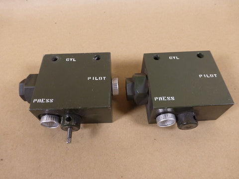 2x Hydraulic Valve Assembly , 60244 - 40683 , 520110 , 4820 - 01 - 319 - 2316 *FOR PARTS* - Royal Equipment WESTFIELD