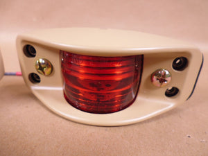 2x M998 FMTV LMTV Cast Aluminum LED Side Marker Light 24V Desert Tan Red Grote - Royal Equipment GROTE