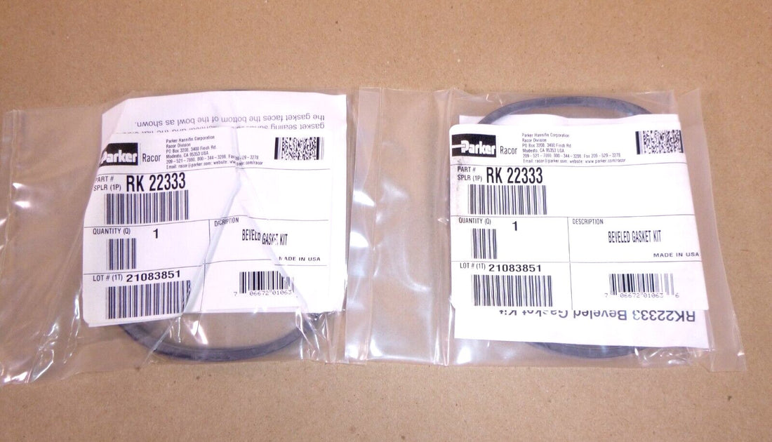 2x Parker Racor 400 &amp; 600 Series Diesel Spin On Filter Bowl Gasket RK 22333 | Industrial MRO Replacement Parts, Manufacturing Machine Parts &amp; Components, Heavy Equipment Parts Supplier