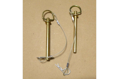 2x USGI TRACTOR TRAILER 3/8" X 4" HITCH / TOW PIN W/ COTTER HAIRPIN LOCK | Replacement Truck Parts, Trailer Accessories, Automobile Supplies, Car Parts &amp; Accessories