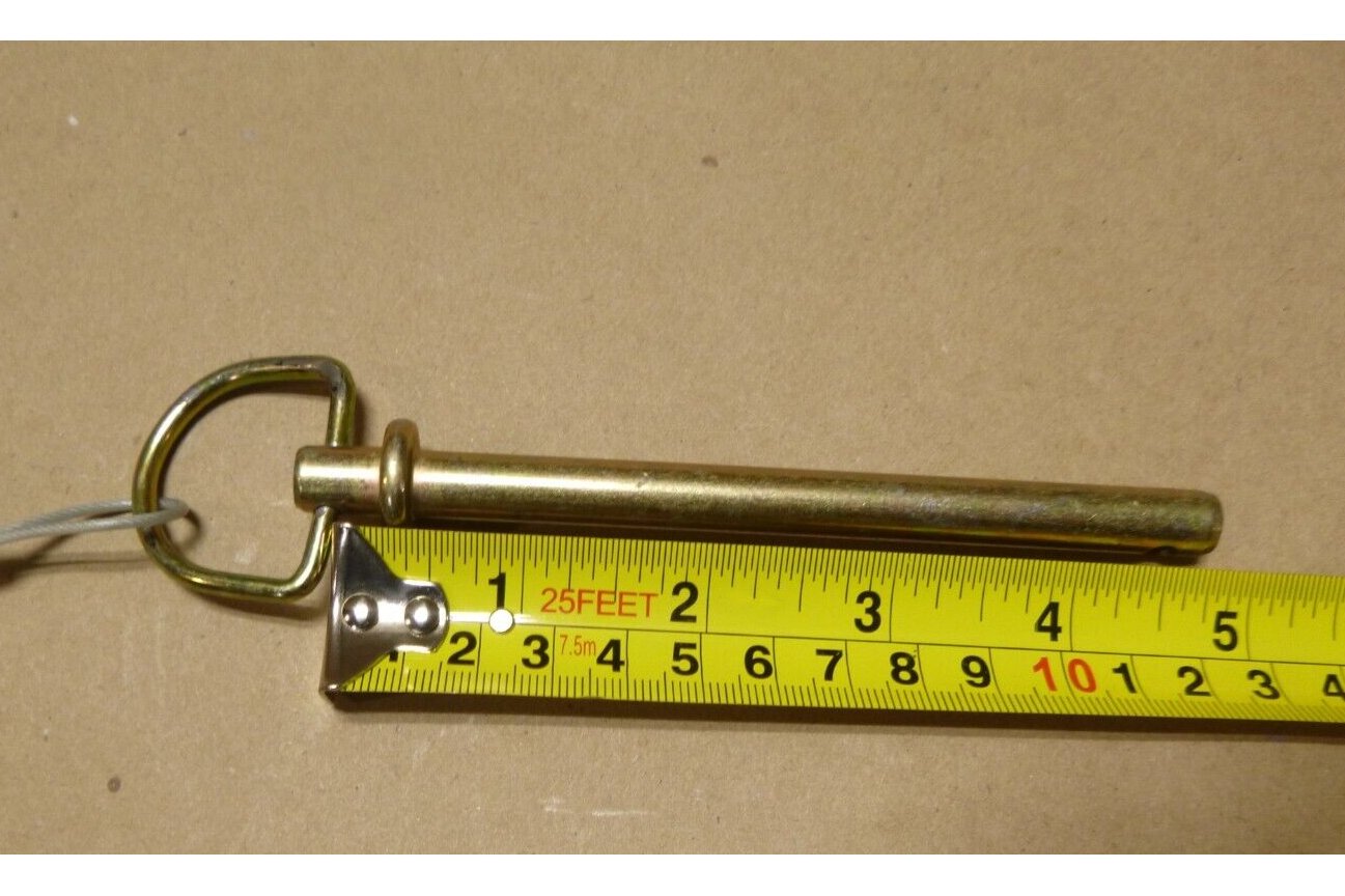 2x USGI TRACTOR TRAILER 3/8" X 4" HITCH / TOW PIN W/ COTTER HAIRPIN LOCK | Replacement Truck Parts, Trailer Accessories, Automobile Supplies, Car Parts &amp; Accessories