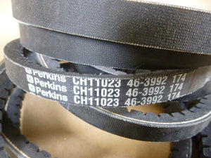 (3 Pack) OEM Perkins CH11023 Fan Belt For 2306 2506 2806 Series Engine - Royal Equipment PERKINS