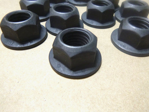 3/4" - 10 Grade 8 Top Locking Hex Flange / Frame Nuts (10 Pack) All Steel Lock Nut - Royal Equipment USGI