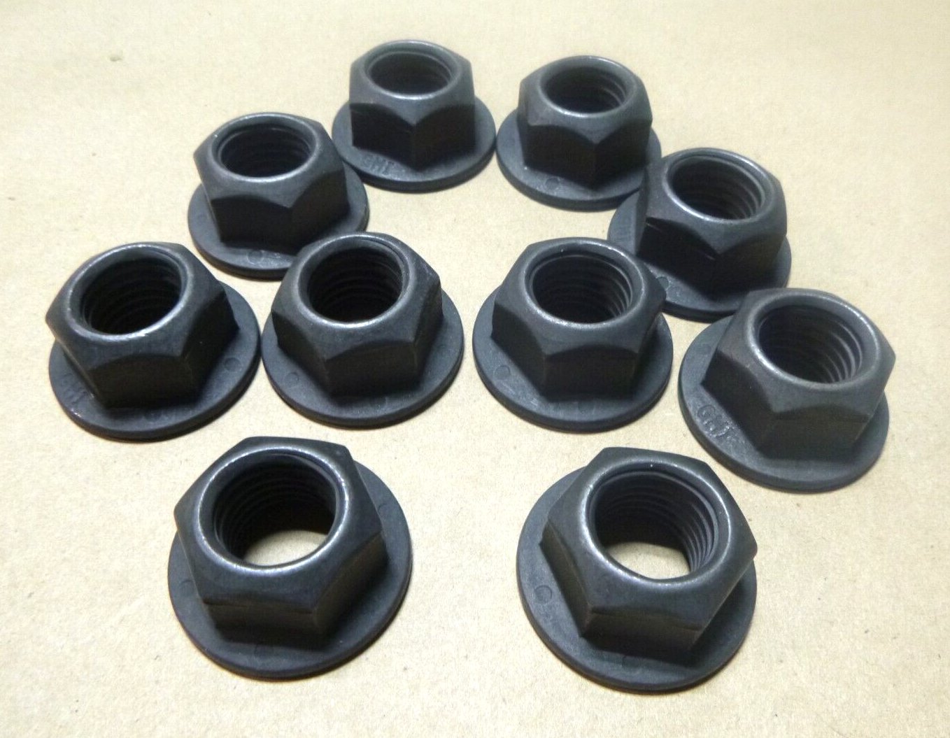 3/4"-10 Grade 8 Top Locking Hex Flange / Frame Nuts (10 Pack) All Steel Lock Nut | Industrial Replacement Nuts &amp; Bolts Distributor and Machinery Screws &amp; Fasteners Supply