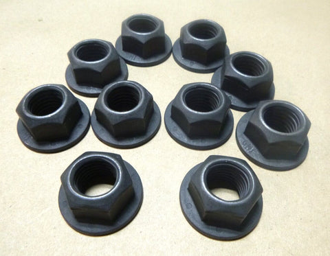 3/4" - 10 Grade 8 Top Locking Hex Flange / Frame Nuts (10 Pack) All Steel Lock Nut - Royal Equipment USGI