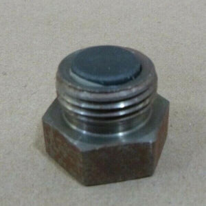 3/4" - 16 x 7/16" MAGNETIC THREADED OIL DRAIN PLUG TRUCK TRACTOR AUTO HEX HEAD - Royal Equipment USGI